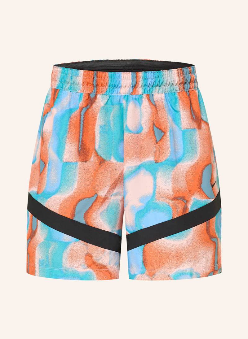 Nike Basketballshorts Icon Wvn 6in orange von Nike