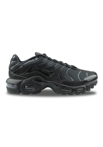 Nike Big Kids Air Max Plus GS Modische Sneaker, Schwarz - Schwarz - Größe: 38.5 EU von Nike