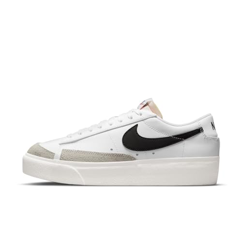 Nike Damen Blazer Low Platform Sneaker, White/Black-Sail-Team Orange, 41 EU von Nike