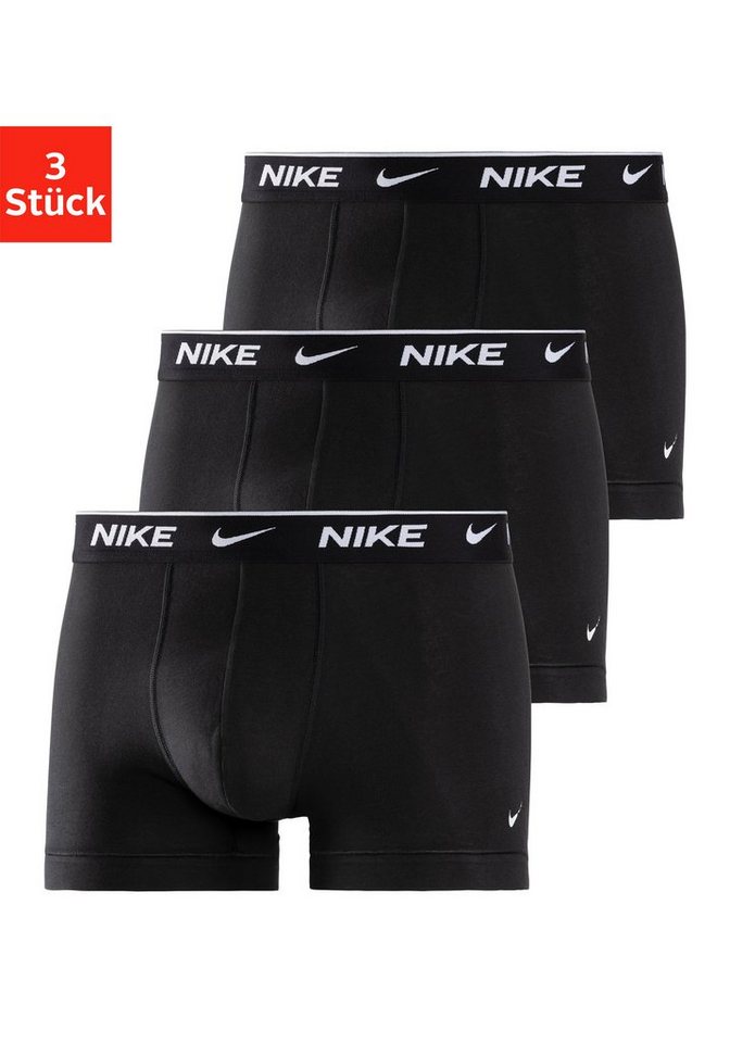 NIKE Underwear Trunk TRUNK 3PK (Packung, 3-St., 3er) mit Logo-Elastikbund von NIKE Underwear