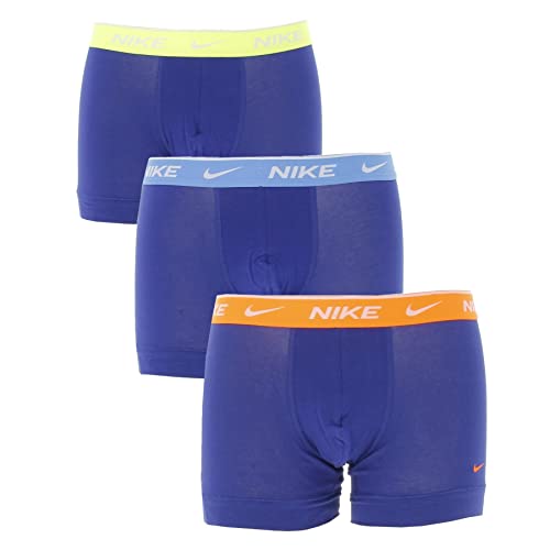 NIKE Boxershorts Trunk 3ppk Herren Funktionsunterwäsche Hellblau L, hellblau von Nike