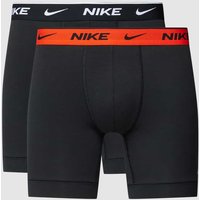 Nike Boxershorts mit elastischem Logo-Bund im 2er-Pack in Black, Größe XS von Nike