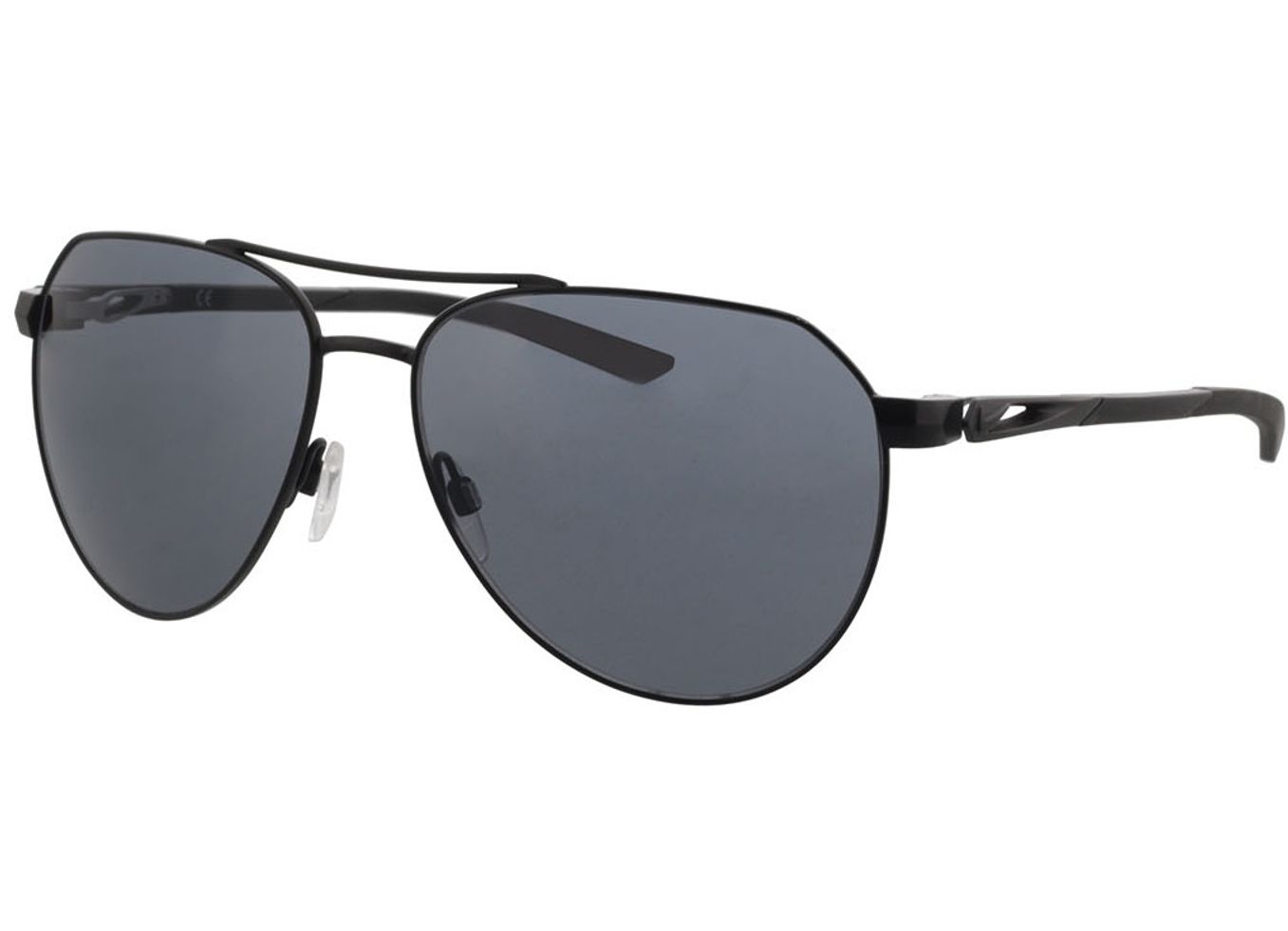 Nike CLUB NINE DQ0799 010 60-15 Sonnenbrille mit Sehstärke erhältlich, Damen/Herren, Vollrand, Pilot von Nike