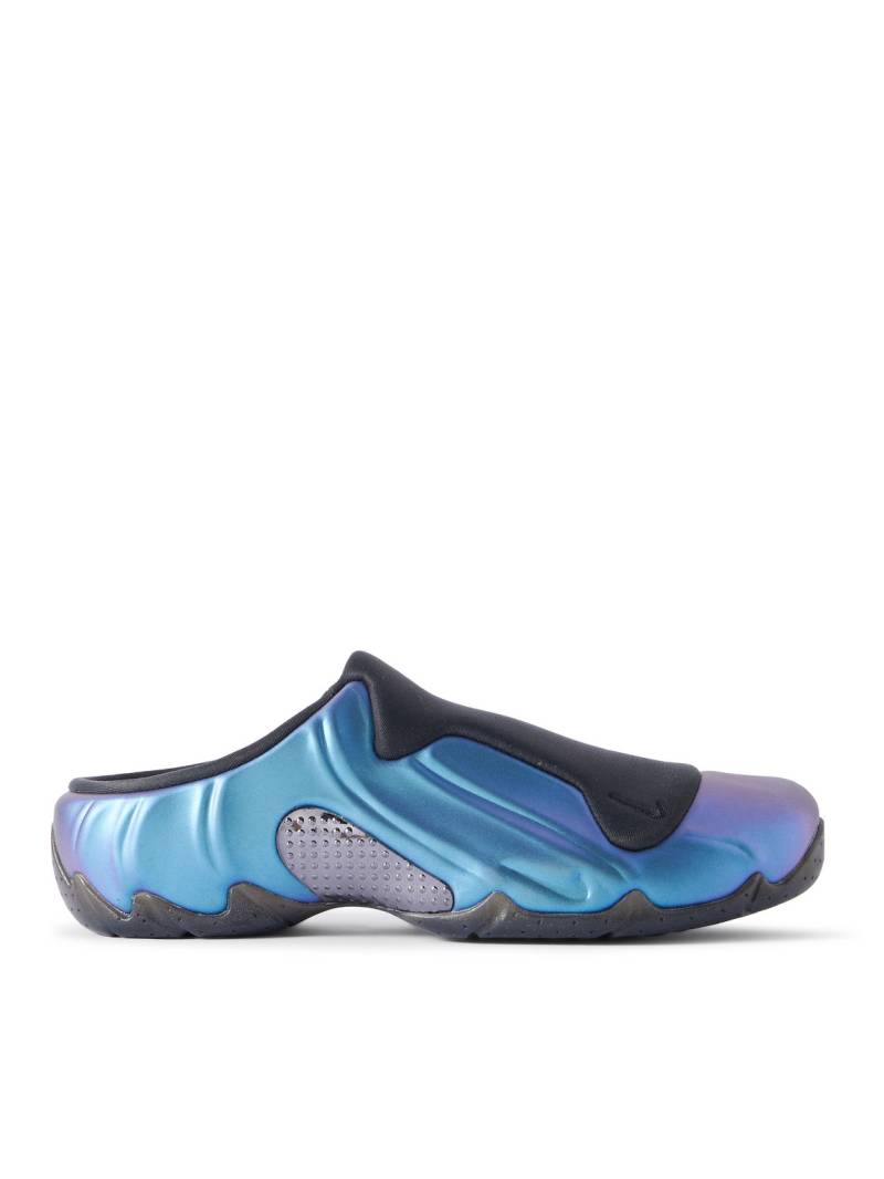 Nike - Clogposite Iridescent TPU and Shell Slip-On Sneakers - Men - Blue - US 10.5 von Nike