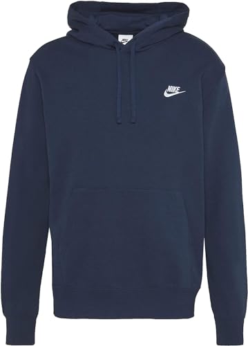 Nike Club Fleece Hoody (XL, Navy/White) von Nike