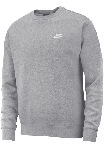 Nike Club Fleece Sweatshirt Sweater (M, Grey) von Nike