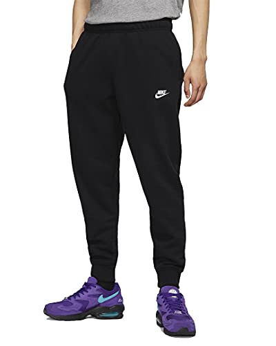 Nike Club French Terry Sweatpants Jogginghosen (L, Black/White, l) von Nike