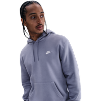 Nike Club Herren Kapuzenpullover - Blau - Größe L - Baumwoll-Fleece von Nike