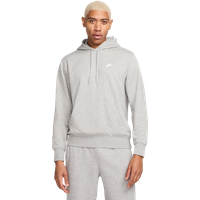 Nike Club Herren Kapuzenpullover - Grau - Größe S - Baumwoll-Jersey von Nike