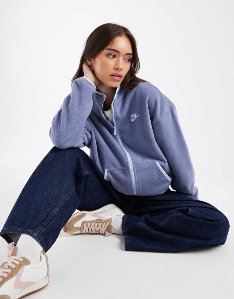 Nike - Club - Jacke aus Polarfleece in Blau von Nike