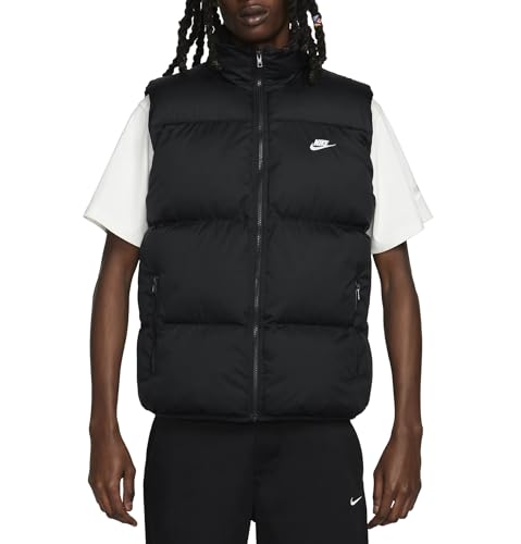 Nike Club Puffer Vest Weste (XL, black/white) von Nike