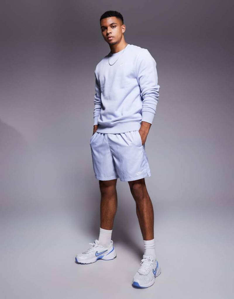 Nike - Club - Shorts aus Webstoff in Flieder-Blau von Nike
