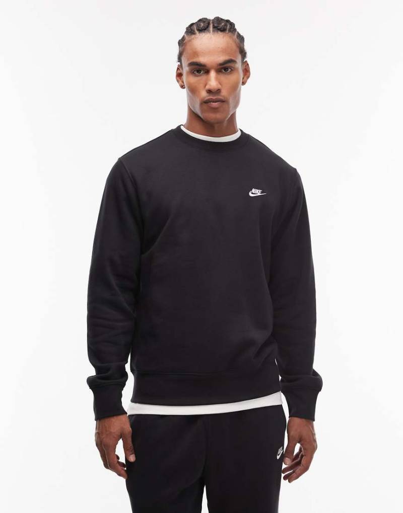 Nike - Club - Sweatshirt in Schwarz von Nike