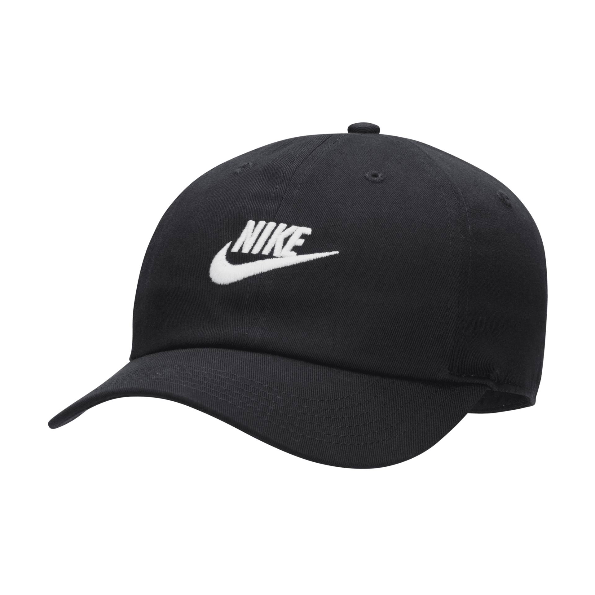 Nike Club unstrukturierte Futura Wash-Cap für Kinder - Schwarz von Nike