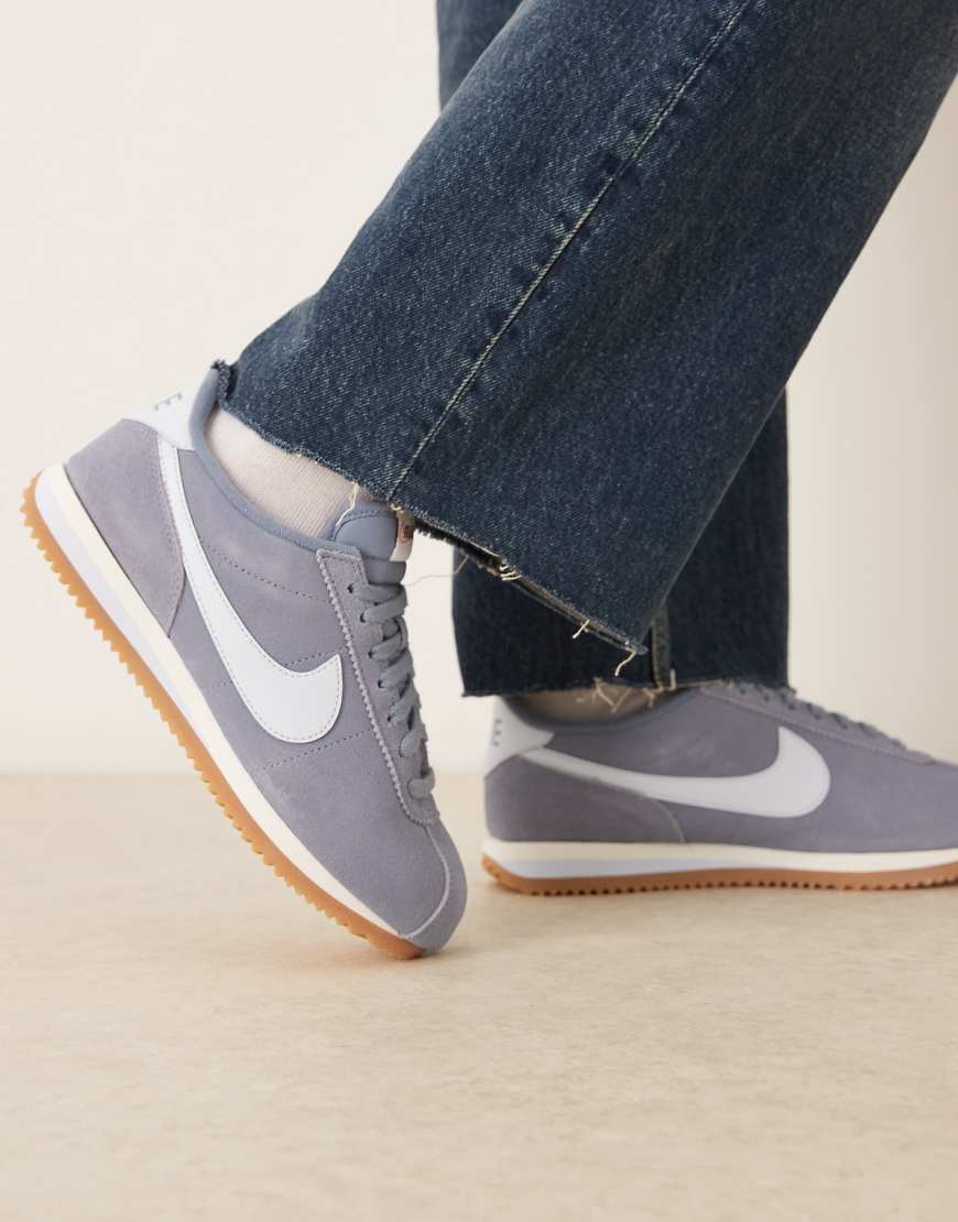 Nike - Cortez - Sneaker aus Wildleder in Blau von Nike