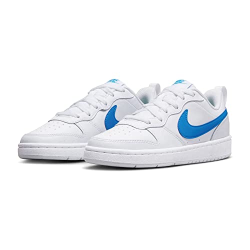 Nike Court Borough Low 2 (GS) (Sneaker / 38.5), Wht Photo Blue Pure Plati von Nike