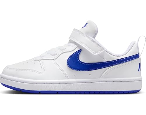 Nike Court Borough Low RECRAFT (PS) Trainingsschuh, White/Hyper Royal, 27.5 EU von Nike