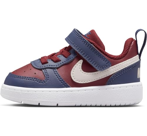 Nike Court Borough Low Recraft Babys und Kleinkinder Schuh, Dark Team Red/Soft Pearl-Midnight Navy, 17 EU von Nike