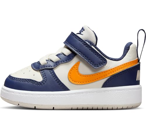 Nike Court Borough Low Recraft jüngere Kinder Schuh, Lt Orewood BRN/Orange Peel-Midnight Navy, 27.5 EU von Nike