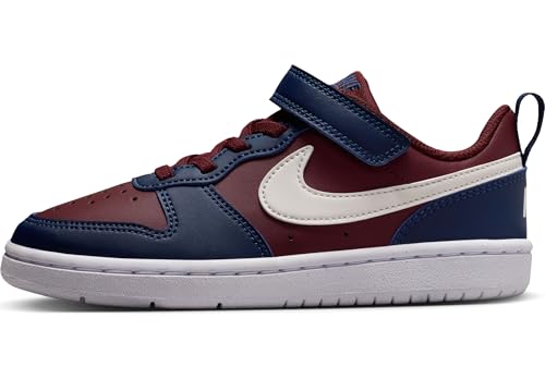 Nike Court Borough Low Recraft jüngere Kinder Schuh, Dark Team Red/Soft Pearl-Midnight Navy, 33 EU von Nike