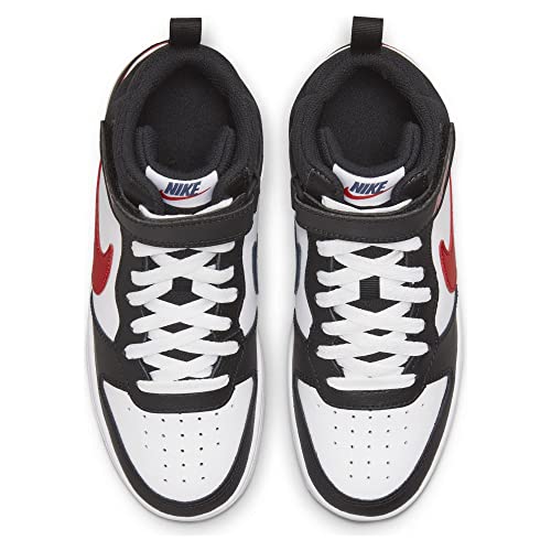 Nike Court Borough Mid 2 Bg Stiefel, White/University Red-White-Bla, Small Nike Court Borough Mid 2 Bg Stiefel, White/University Red-White-Bla, Small von Nike