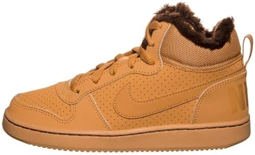 Nike Court Borough Mid Wntr Gs Basketballschuhe, Mehrfarbig (Haystack/Haystack-Baroque Brown 700), 36.5 EU von Nike