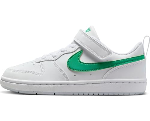 Nike Court Borough Recraft (Ps) Low Top Schuhe, White/Stadium Green-Football Grey, 28 EU von Nike