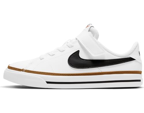 Nike Court Legacy (PSV) Sneaker, White Black Desert Ochre, 28.5 EU von Nike