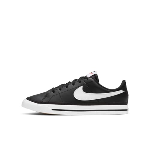 Nike Jungen Nike Court Legacy Gymnastikschuhe, Black White Gum Light Brown, 35.5 EU von Nike