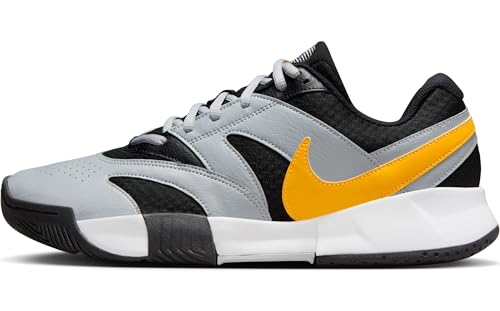 Nike Herren Court LITE 4 Tennisschuh, Black/Laser Orange-Wolf Grey-White, 41 EU von Nike