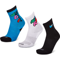 Nike Crew 3 Pack Unisex Socken - Schwarz - Größe 34 - 38 - Baumwolle von Nike