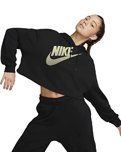 Nike Crop DNC Women Hoody (L, Black) von Nike