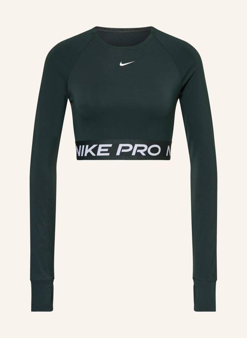Nike Cropped-Longsleeve Pro 365 Dri-Fit gruen von Nike