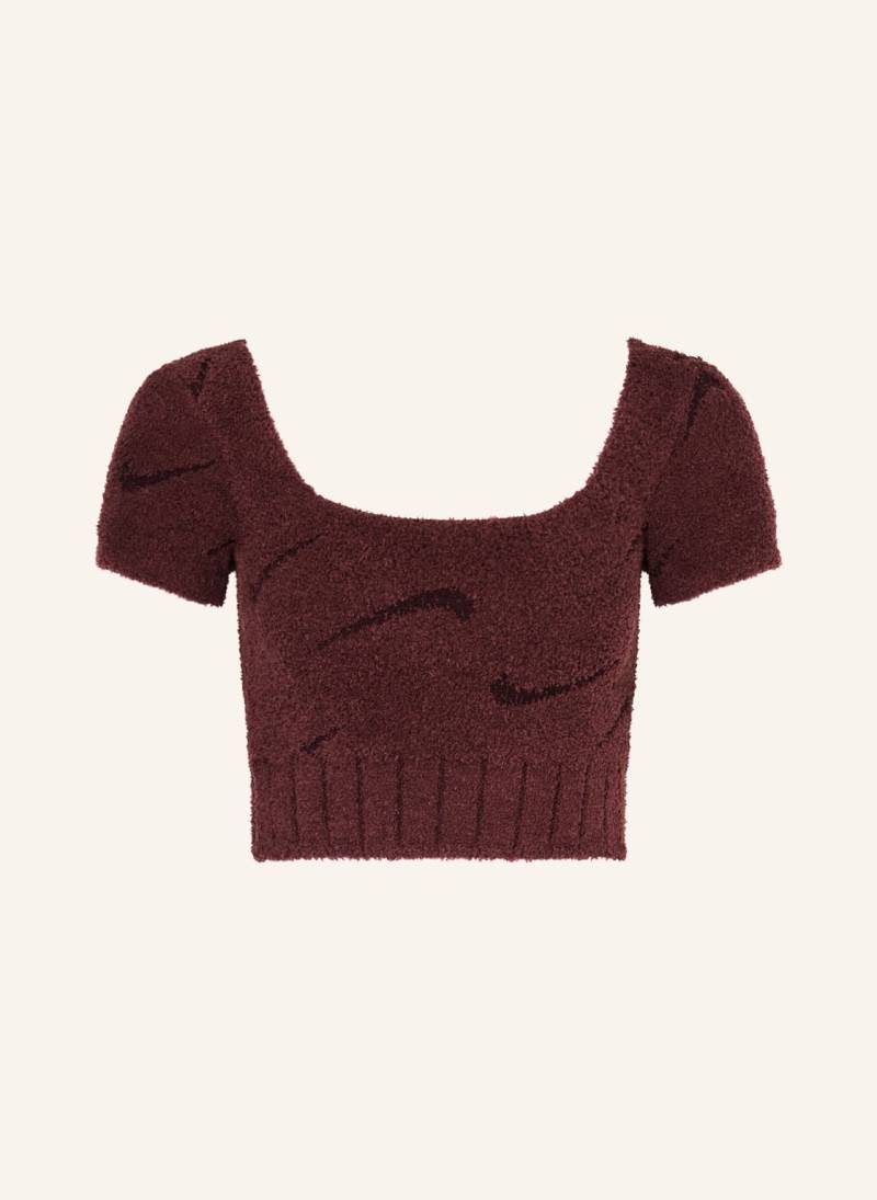 Nike Cropped-Shirt Sportswear Phoenix Cozy Bouclé rot von Nike