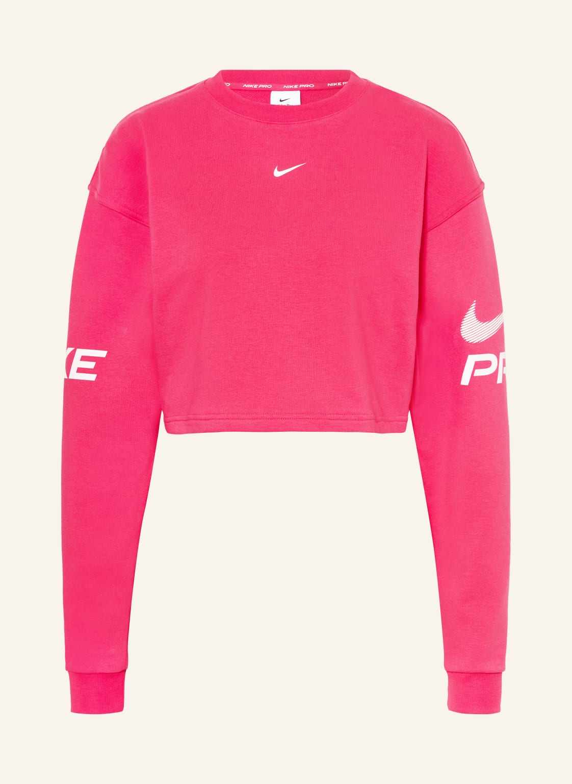 Nike Cropped-Sweatshirt Pro Dri-Fit pink von Nike