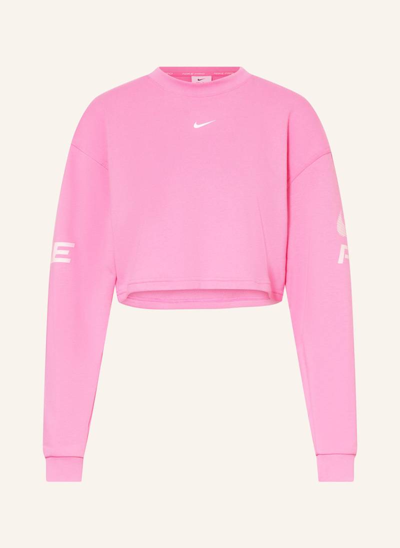 Nike Cropped-Sweatshirt Pro Dri-Fit rosa von Nike