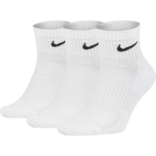 Cushion Ankle Socks Socken 3er Pack (42-46, white/black) von Nike
