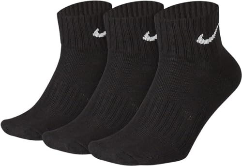 Nike Cushioned Crew Socks Socken 3er Pack (DE/NL/SE/PL, Numerisch, 46, 50, Regular, Regular, Black/White) von Nike