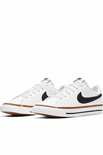 Nike Court Legacy Gymnastikschuhe, White/Black-Desert Ochre-Gum Light Brown, 36.5 EU von Nike