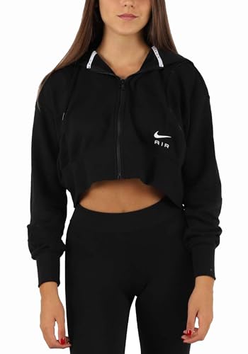Nike DQ6579 - W NSW AIR FLC HD FZ 010 BLACK/BLACK/WHIT Gr. L von Nike