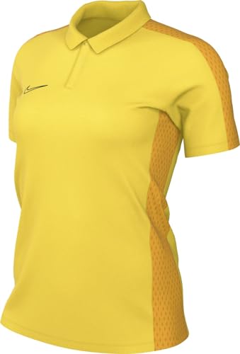 Nike DR1348-719 Dri-FIT Academy Polo Shirt Damen Tour Yellow/University Gold/Black Größe XL von Nike