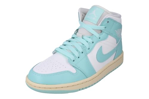 Nike Damen Air Jordan 1 Mid Trainers BQ6472 Sneakers Schuhe (UK 6 US 8.5 EU 40, sail Light Dew Muslin 132) von Nike