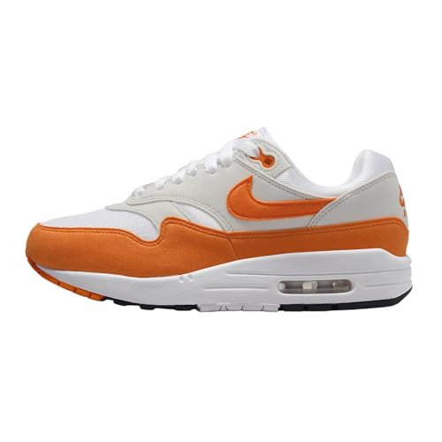 Nike Damen Air Max 1 '87 Sneaker, Neutral Grey Safety Orange White Black, 40 EU von Nike