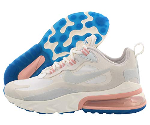 Nike Damen Air Max 270 React Running Trainers CW3094 Sneakers Schuhe (UK 3.5 US 6 EU 36.5, White Racer Blue Flash Crimson 100) von Nike