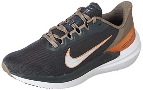 Nike Damen Air Winflo 9 Sneaker, DK Smoke Grey/METALLIC Silver-Olive Grey, 36.5 EU von Nike