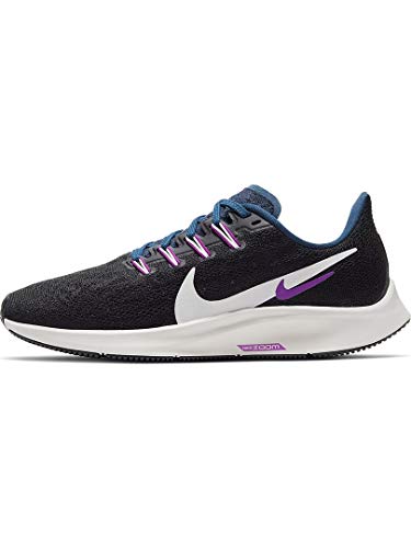 Nike Damen air Zoom Pegasus 36 Laufschuh, Schwarz Valerian Blue Vivid Purple Summit White, 38 EU von Nike