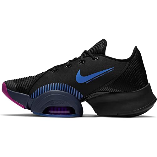 Nike Damen Air Zoom Superrep 2 Gymnastics Shoe, Black/Cyber-Red Plum-Sapphire-Thunder Blue-Hyper Violet, 42.5 EU von Nike