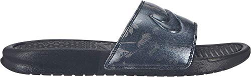 Nike Damen Benassi JDI Print Dusch-& Badeschuhe, Schwarz (Black/Black 025), 35.5 EU von Nike