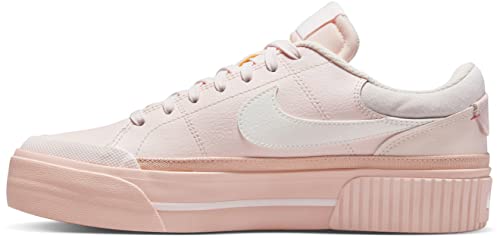 NIKE Damen Court Legacy Lift Sneaker, Leichtes weiches Rosa/Segelrosa Oxford, 37.5 EU von Nike