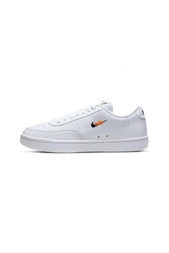 Nike Damen Court Vintage PRM Sneaker, White/Black-TOTAL ORANGE, 40 EU von Nike